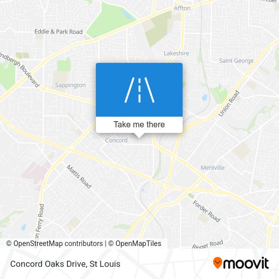 Concord Oaks Drive map