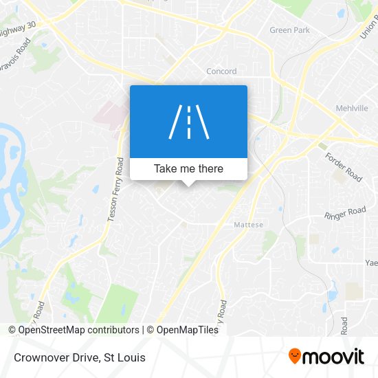 Mapa de Crownover Drive