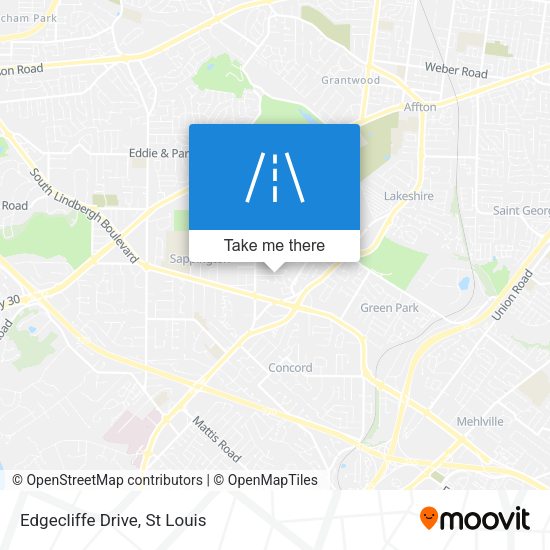 Mapa de Edgecliffe Drive