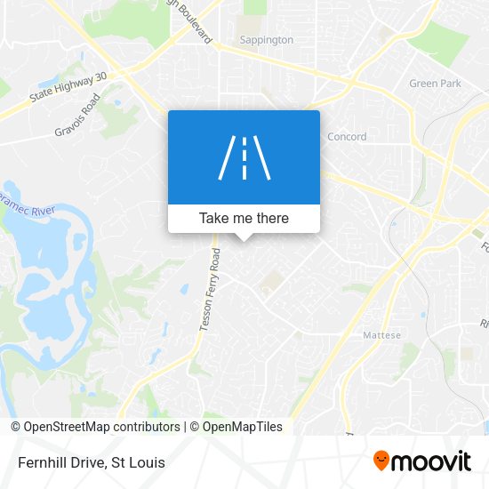 Mapa de Fernhill Drive