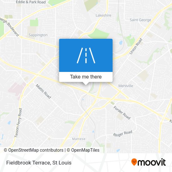Fieldbrook Terrace map