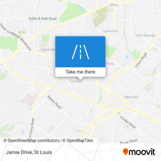 Mapa de Jamie Drive