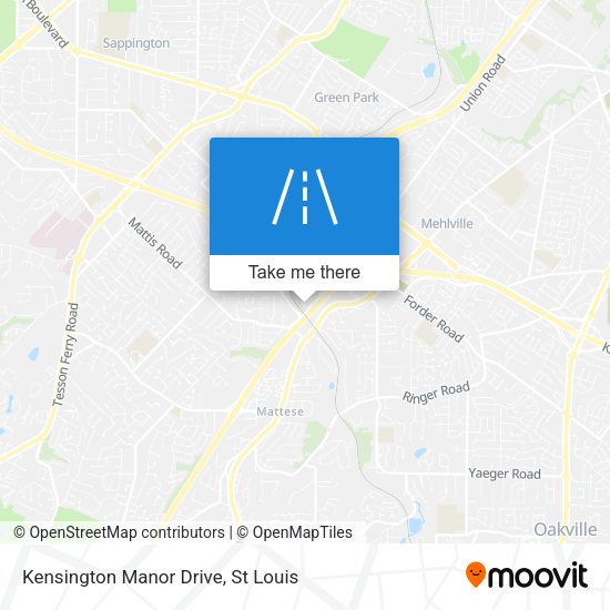 Kensington Manor Drive map