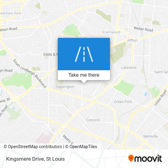 Mapa de Kingsmere Drive