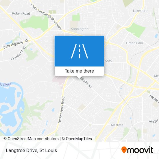 Mapa de Langtree Drive