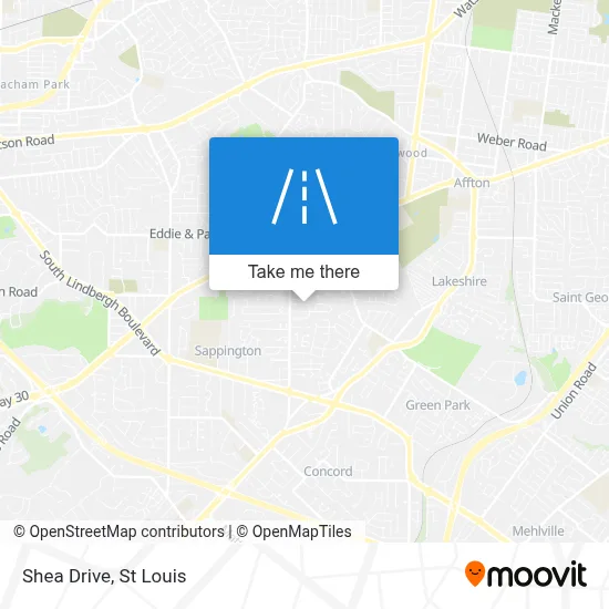 Shea Drive map