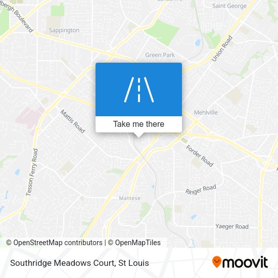 Southridge Meadows Court map
