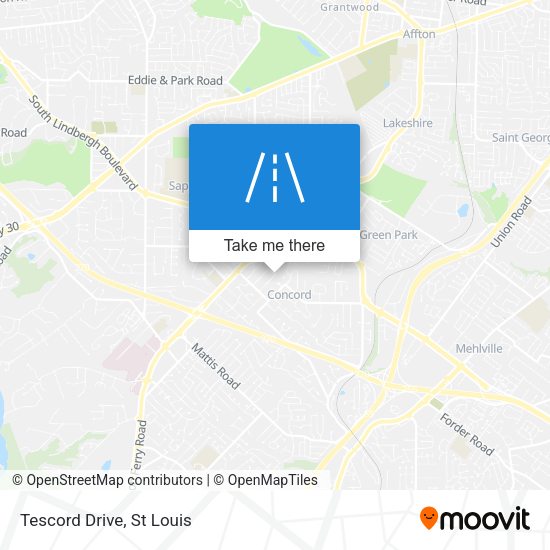 Mapa de Tescord Drive
