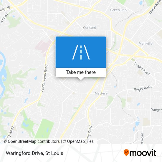 Mapa de Waringford Drive