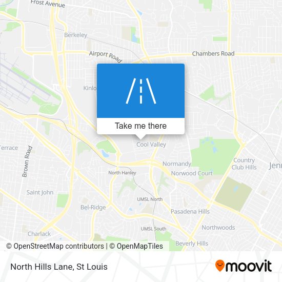 Mapa de North Hills Lane