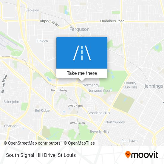 South Signal Hill Drive map