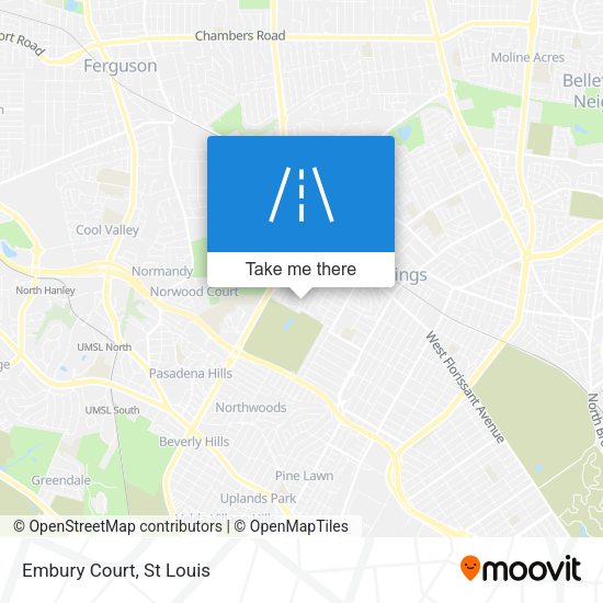 Mapa de Embury Court