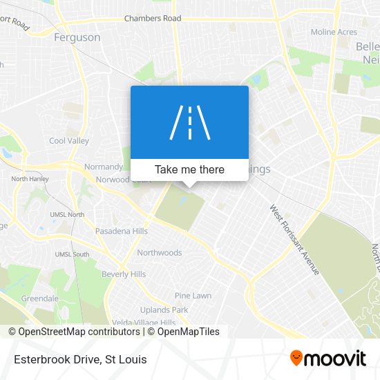 Mapa de Esterbrook Drive