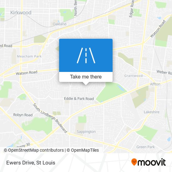 Mapa de Ewers Drive