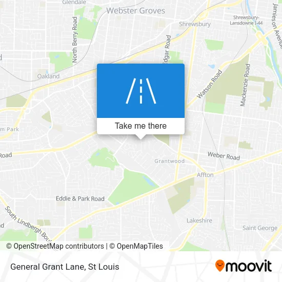 General Grant Lane map