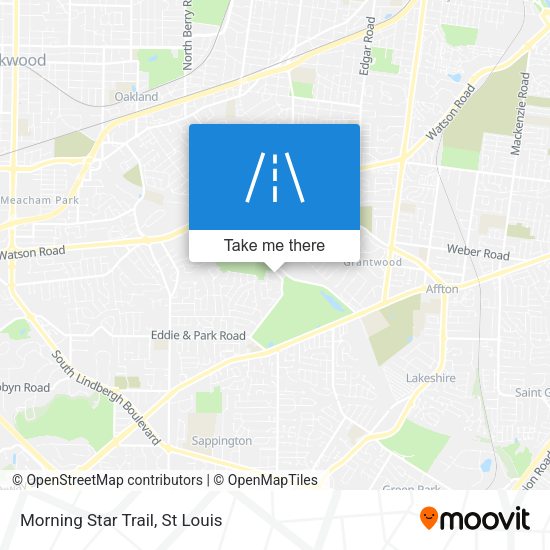 Morning Star Trail map