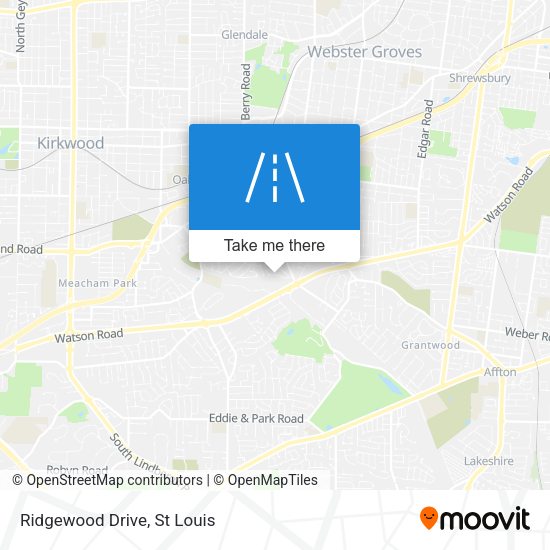 Mapa de Ridgewood Drive