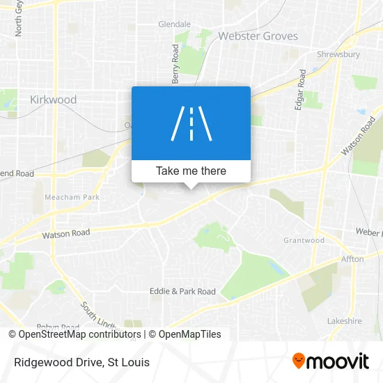 Ridgewood Drive map