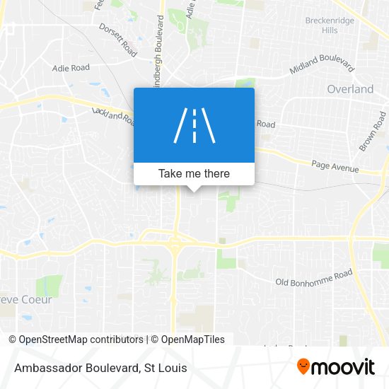 Ambassador Boulevard map