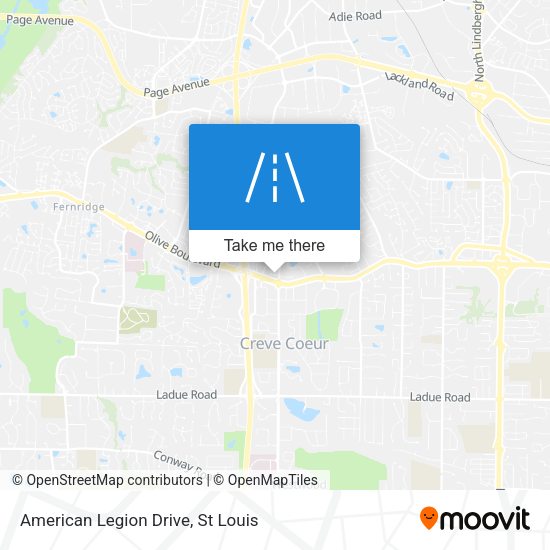 Mapa de American Legion Drive