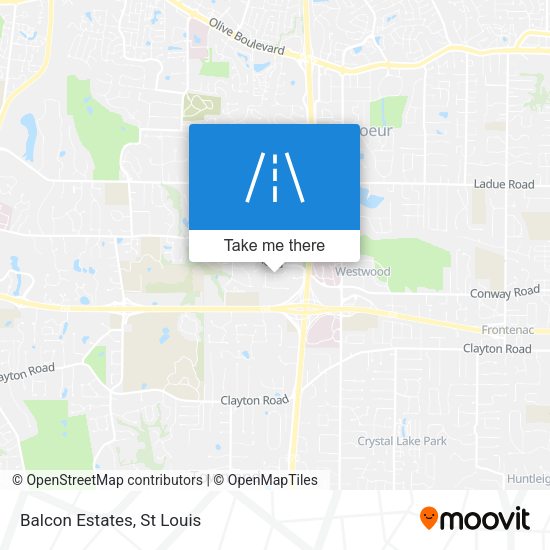 Balcon Estates map