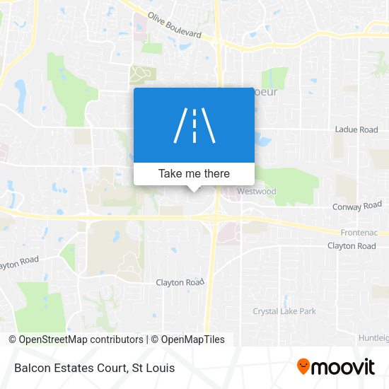 Mapa de Balcon Estates Court