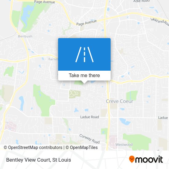 Bentley View Court map