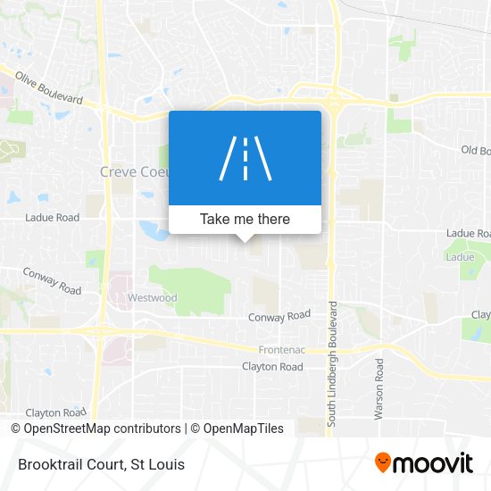 Mapa de Brooktrail Court