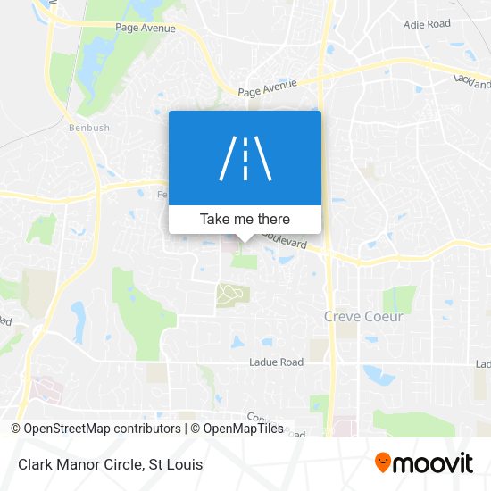 Mapa de Clark Manor Circle