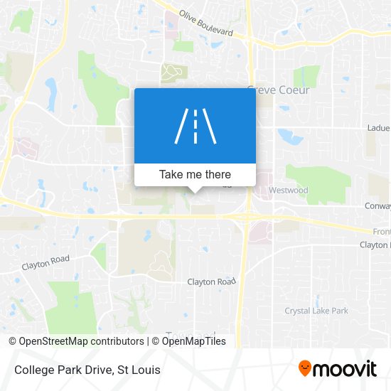 Mapa de College Park Drive