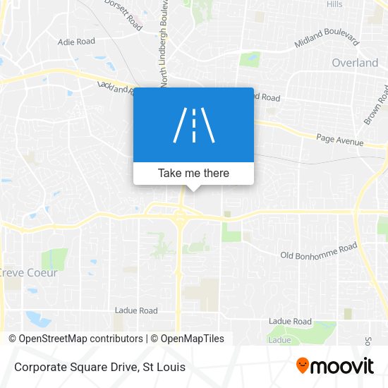 Corporate Square Drive map