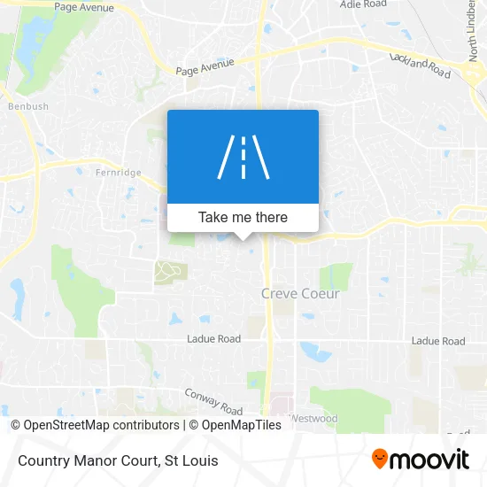 Country Manor Court map