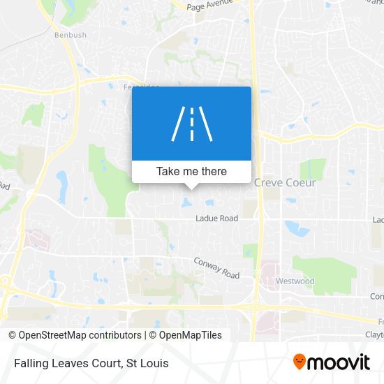 Mapa de Falling Leaves Court
