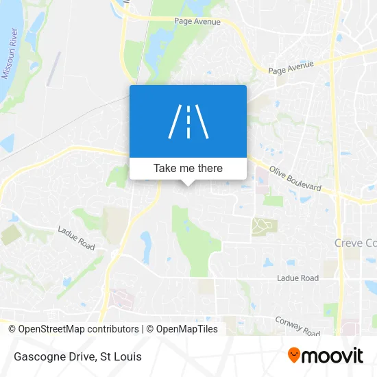 Mapa de Gascogne Drive