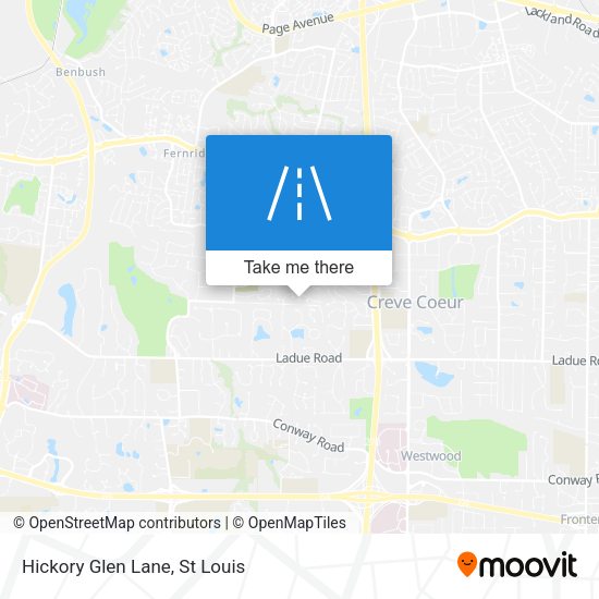 Mapa de Hickory Glen Lane