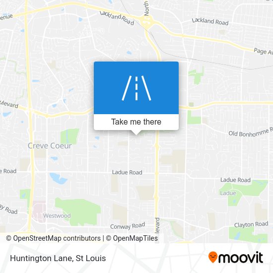 Mapa de Huntington Lane