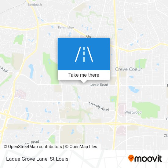 Mapa de Ladue Grove Lane