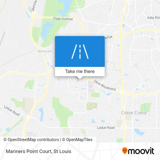 Mariners Point Court map