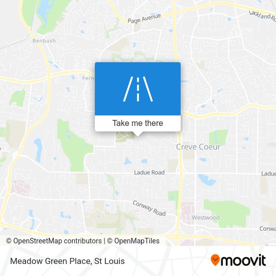 Meadow Green Place map
