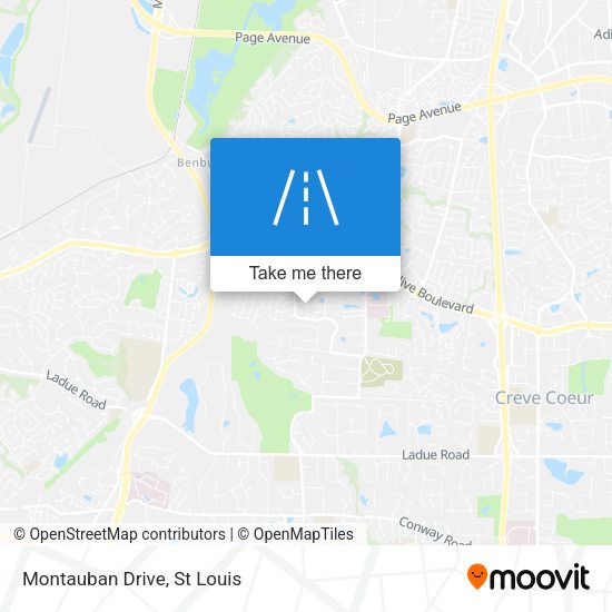 Mapa de Montauban Drive