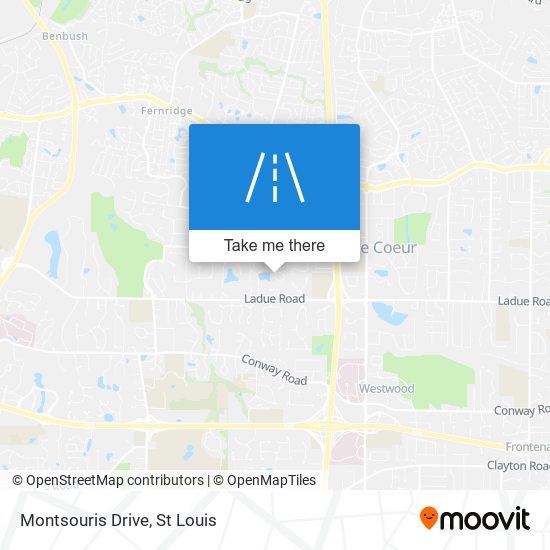 Montsouris Drive map