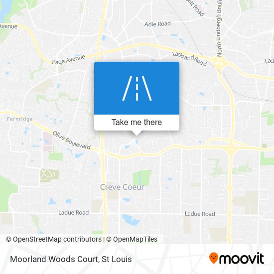 Mapa de Moorland Woods Court