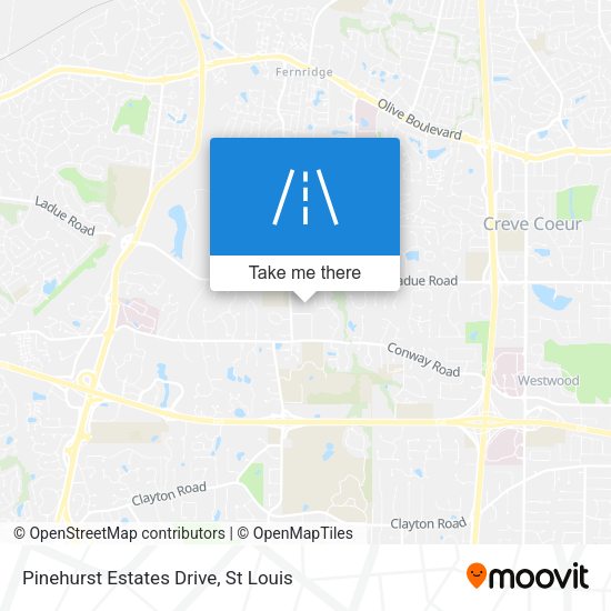 Mapa de Pinehurst Estates Drive
