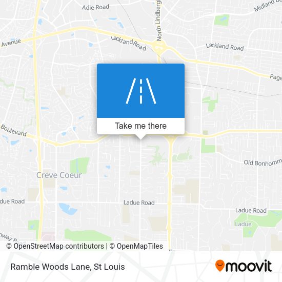 Ramble Woods Lane map