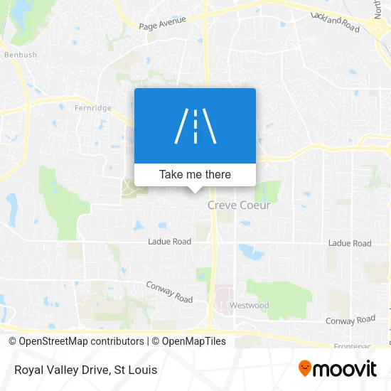 Royal Valley Drive map