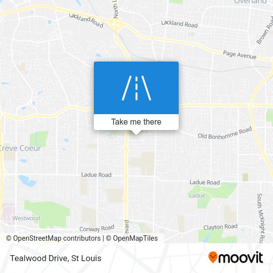 Mapa de Tealwood Drive