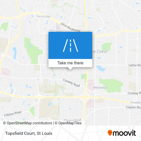 Mapa de Topsfield Court
