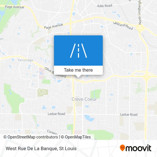 Mapa de West Rue De La Banque