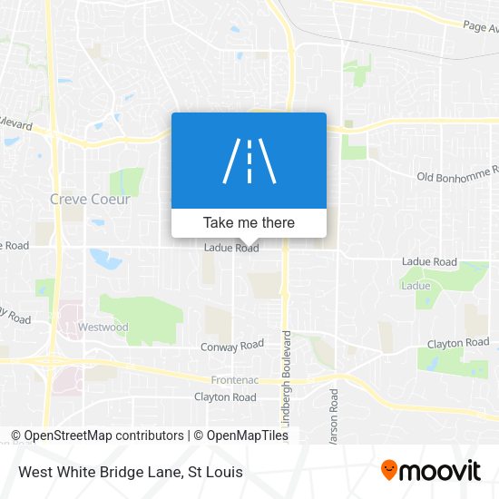 Mapa de West White Bridge Lane