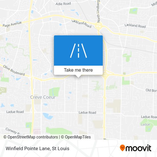 Mapa de Winfield Pointe Lane